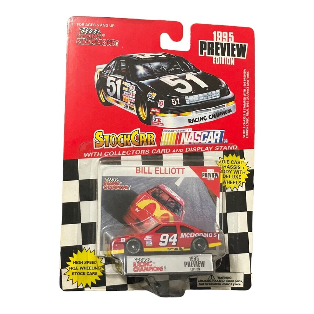 Bill Elliott Racing‎ Champions #94 McDonalds 1995 Preview Diecast 1/64